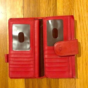 Rolfs Leather Checkbook Wallet